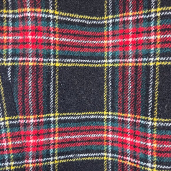 J Crew Stewart Tartan Wool-Blend Schoolboy Blazer Jacket Plaid Black Red Holiday - Picture 5 of 14